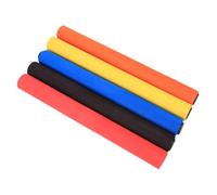 WOONEKY 5pcs Relay Sticks Non-slip Foam Sleeve Lightweight Race Baton for Athletics Training Competition with Grip