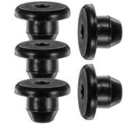 WOONEKY 5pcs Rubber Hydraulic Floor Jack Plugs Oil Filler Bung Replacement for Horizontal Bottle Jack with Wear-resistant Sealing Easy Installation and Compact Storage