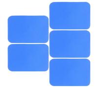 WOONEKY 5pcs Table Tennis Paddle Cleaning Sponge Soft Blue Rubber Cleaner Wipes for Instant Dirt Removal Portable Pingpong Racket Maintenance Tool for Training and Competition Use