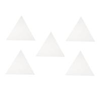 WOONEKY 5pcs Triangle Oil Paint Panels Professional Canvas Board for Students Artists MDF Painting Board for Acrylic Oil Watercolor Art Classes and Studio Use
