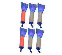 WOONEKY 6 Pcs Finger Rockets Fun Launching Finger for Random Colors with LED Lights for Parties and Outdoor Activities Stress Relief and Parent Bonding Random Color