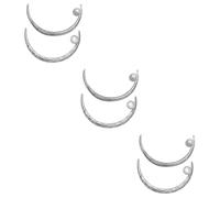 WOONEKY 6 Pcs Hair Pin Hair Gem Moon Hair Chopsticks Pearl Wedding Hair Accessories Wedding Hair Chopstick Decorative Hair Chinese Hair Stick Hair Bun Pin Tassel Hair Forks Barrettes Alloy