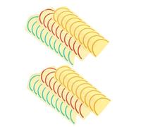 WOONEKY 6 Sheets Pressure Gauge Identification Labels Color-Coded Decal Stickers with Red Green Yellow Indicators for Clear Air Pressure Monitoring in Industrial and Workshop Use