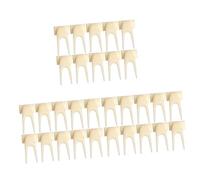 WOONEKY 60pcs Parrot Fruit Feeding Fork Pet Food Fork Bird Cage Fruit Feeder Easy to Use for Parrots