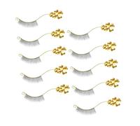 WOONEKY 6pairs Magnetic False Eyelash Display Tool Eyelash Wearing Aid for Professional Salons Convenient Magnetic Design for Easy Selection and Application Metal Structure for Extensions