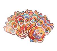 WOONEKY 6Pcs 2024 Year of The Dragon Red Envelopes Chinese Style Spring Festival Lucky Money Paper Packets with Dragon Pattern for Lunar New Year Celebration