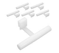 WOONEKY 6pcs Bird Feeder Perch Stand for Hummingbird Training and Small Birds Feeding Portable Window Attachment with Secure Clips for Goldfinch Chickadees