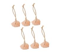 WOONEKY 6pcs Pink Salt Lick Blocks for Horses Cattle Deer Organic Mineral Source Immune Support Easy Placement Livestock