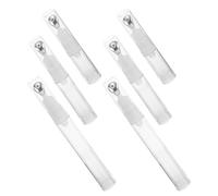 WOONEKY 6Pcs Refillable Vacuum Airless Travel Bottles with Metal Roller Massage Head for Eye Cream, Skincare Dispensers 5Ml/10Ml/15Ml Small Cosmetic Containers for Liquids and Makeup