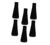 WOONEKY 6Pcs Rubber Arrowhead Replacement Tips Blunt Soft Points for Practice Safe Durable Fit Standard Arrows Adults Target Shooting