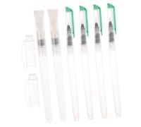 WOONEKY 6pcs Watercolor Paint Pens for Artists Nylon Tip Water Brush Pens with Squeeze Control Watercolor Painting Tools for Creative Drawing and Travel