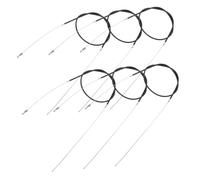 WOONEKY 6pcs Wheelchair Brake Cables Replacement Inner Metal Wire for Folding Mobility Aid Secure Parking Brake Parts for Seniors Reliable Slope Stability and Daily Safety