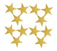 WOONEKY 80PCS Glitter Paper Star Cutouts for Crafts Five Pointed Stars for Classroom Chalkboard Bulletin Board Wall Decor DIY Party Wedding Birthday Christmas Decorations