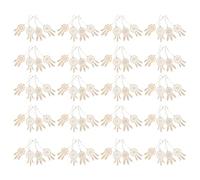 WOONEKY 80pcs Wooden DIY Dream Catchers Kit with Twine Unfinished Wood Hanging Ornaments for Painting and Decorating Home Decoration Pendants for Easter Crafts Bedroom and Holiday Supplies