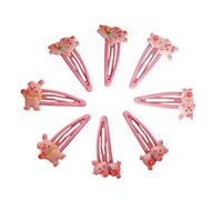 WOONEKY 8Pcs Cartoon Pig Hairpins Adorable Hair Clips for Hair Accessories for Parties and Everyday Use DIY Hairstyle Decor Creative Design