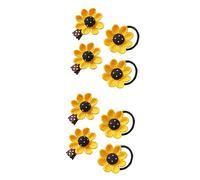 WOONEKY 8pcs Floral Hair Clip Sunflower Hairpin Boys and Girls Hair Ties Boys and Girls Clip Flower Headband for