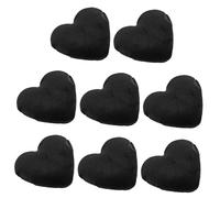 WOONEKY 8pcs Heart-shaped Makeup Powder Puff Ultra-soft Loose Powder Applicators for Smooth Foundation Finish Easy to Carry for All Skin Types
