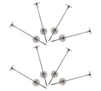 WOONEKY 8pcs Iron Lift Up Cabinet Door Hinges with Soft Close Mechanism Flip Top Lid Support Rods for Chest Box Storage Bench Sturdy Slow Closing Hardware for