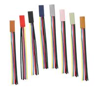 WOONEKY 8Pcs Leather Ribbon Bookmarks for Bible and Book Pages Multi-Color Reading Markers for Students Smooth Page Holders for Easy Book Organization and Giving
