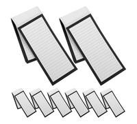 WOONEKY 8pcs Magnetic Notepad for Refrigerator with Full Magnet Backing Smooth Lined Per Pad Compact Grocery List Pads for Fridge Organization and To-do Planning