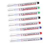 WOONEKY 8pcs Oil Based Deep Hole Marker Pens for Wood and Tile and Fade Resistant Industrial Marking Pens with Sturdy Tips for Precise Engraved Depth Inspection and Outdoor Use