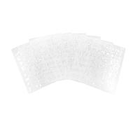 WOONEKY 8Pcs Plastic Letter Stencils Reusable for Painting Wall Art DIY Crafts School Projects Home Decor Drawing Painting Supplies