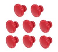WOONEKY 8pcs Red Plastic Safety Hard Hat Liner Buckle with Advanced Nonslip Teeth and Widened Thickened Clip for Secure Fitment and Fast Installation, for Construction Worksite Helmet