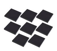 WOONEKY 8Pcs Smooth Writing Self-adhesive Memo Pads Thick for Office School Home Use Cute Black Tabs for To-do Lists Diary Planning and Reminders