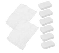 WOONEKY 8Pcs Thickened Pearl Pattern Cotton Pads Soft Compressed Makeup Remover Facial Cleansing Pads Recommended by Tattoo Artists for Wet Compress and Daily Skin Care