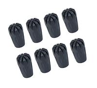 WOONEKY 8pcs Trekking Pole Rubber Tip Covers Durable Hiking Protectors for Non Slip Ferrules for Outdoor Adventures for Hard Rocks Slippery Roads