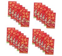 WOONEKY 90pcs Lunar Year Envelopes Red Packets Chinese Style Money Envelopes for Spring Festival Celebrations Weddings Birthdays Festive Vibrant Designs Spacious Paper