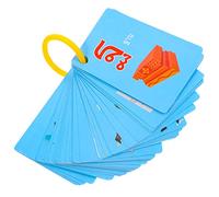 WOONEKY 90PCS Thai Language Learning Flash Cards for Toddlers Educational Picture Word Cards for Kids Portable for Early Childhood Learning