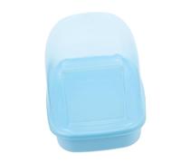 WOONEKY Abs Hamster Sand Bath Box with Dual-function Sauna Clean and Dry Bathing Environment for Hamsters Chinchillas Gerbils and Small Animals Easy to Clean Plastic Sand Bath Container