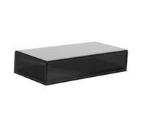WOONEKY Acrylic Eyelash Organizing Box Window for Easy Access Portable Storage Holder for False Lashes and Makeup Eyelash Case for Travel and Everyday Use