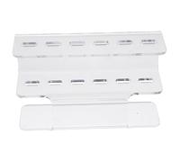 WOONEKY Acrylic Eyelash Tweezers Display Stand Organizer Durable Storage Rack for Beauty Salon and Home Use Transparent Holder for Eyelash Extension Tools Makeup Lover Gift