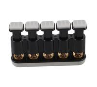WOONEKY Adjustable Finger Strengthener for Guitar Players with Five-key Design Portable Hand Grip Trainer for Enhanced Finger Dexterity and Strength Compact Musician Exercise Tool for