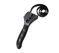 WOONEKY Adjustable Rubber Strap Wrench with Comfortable Handle 2pcs Bottle Openers Multifunctional Jar Openers and Sturdy Plastic Material for Auto Repair and Kitchen Use