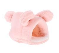 WOONEKY Adorable Guinea Pig Bed Cozy Soft Pet Nest for Hamsters and Animals High Grade Material for Indoor Use and Winter Comfort Decorative Pet House