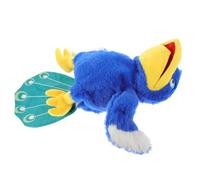 WOONEKY Adorable Plush Peacock Hand Puppet for Storytelling and Role Play Interactive Educational for Lightweight Washable Plush Material Birthday Early Learning