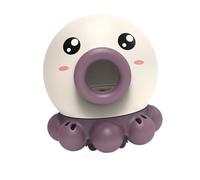 WOONEKY Adorable Rotating Spraying Octopus Bath for Fun Water Playing Shower Plaything Purple Safe Material for Bathing Enjoyment