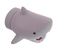 WOONEKY Animal Shaped Faucet Extender for Toddlers Cute Cartoon Shark Design Safe Faucet Guide Extension for Child Bathroom Safety