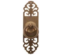 WOONEKY Antique Brass Cabinet Pull Handle 3cm X 12cm Vintage Retro Bronze Drawer Knob with Screws for Kitchen Cupboard Wardrobe Door Hardware