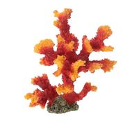 WOONEKY Aquarium Reef Decor Fish Tank Coral Decoration Artificial Coral Reef Ornament for Aquascaping Realistic Look Aquarium Ornament Hiding Spots for Fish 5.51 X 5.12 X 3.94 in