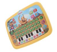 WOONEKY Arabic Learning Educational Pad with Sound for Interactive Arabic Alphabet Studying Machine Yellow Early Education Tablet for