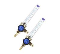 WOONEKY Argon Flow Meter Regulator Standard Diameter 1/4pt Polymer Material 2 Pcs Accurate Measurement and High Precision 0.15mpa 7mm for Gas Flow Control