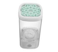WOONEKY Automatic Electric Makeup Brush Cleaner Machine Portable Cosmetic Brush and Beauty Sponge Cleaner for Quick Hands Cleaning Skin Friendly Design