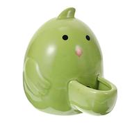 WOONEKY Automatic Overturn Hamster Feeder Ceramic Hedgehog Shape Food Bowl Pet Accessory for Pets Durable Easy to