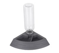 WOONEKY Automatic Reptile Water Fountain Small Grey Feeding Station for Lizards Tortoises and Small Animals with Easy-clean Water Dish and Food Compartment for Multi-pet Enclosures