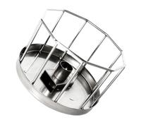 WOONEKY Automatic Stainless Steel Reptile Water Dish for Lizards and Geckos Anti-rust Pet Water Holder with Gravity Feed Design Small Cage Feeder for Tortoises and Snakes