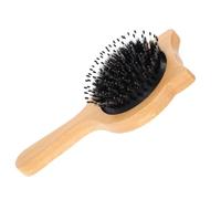 WOONEKY Bamboo Comb Wide Bristle Brush Portable Scalp Comb for Detangling Curly Hair Styling Tool for Dry Wet Hair Daily Use